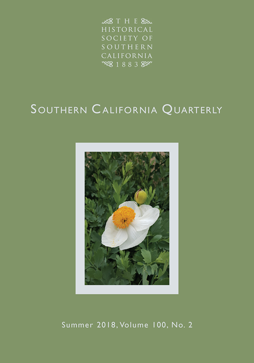 Southern California Quarterly Cover Image for Volume 100, Issue 2