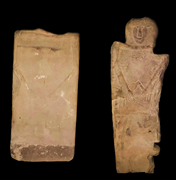 Lunigiana stelae Sorano I and V. Photo by Rocío Suárez Vallejo.