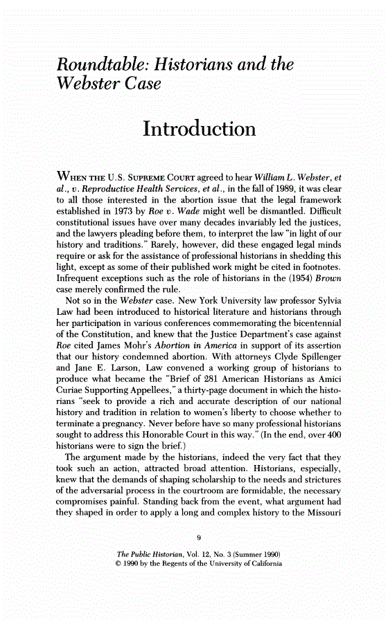 First page of Introduction