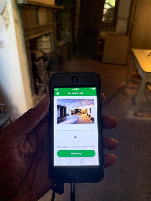 Audio Tour of Aiken-Rhett House. (Photo by author)
