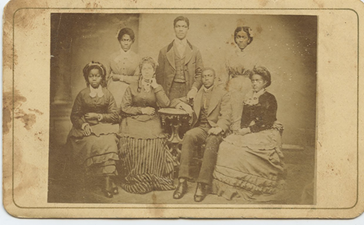 In contrast to the well-known Fisk Jubilee Singers, this cdv of the Fairfield Institute’s Carolina Singers demonstrate how other HBCUs embraced this form of Black educational philanthropy. (Courtesy of author’s personal collection)