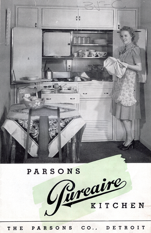 Circa 1950 flyer for a “Pureaire” Kitchen used by tenants of the Frary House. (Frary House Research File, Historic Deerfield Library, Deerfield, Massachusetts)
