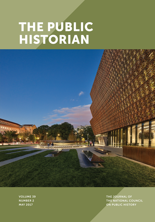 The Public Historian Cover Image for Volume 39, Issue 2