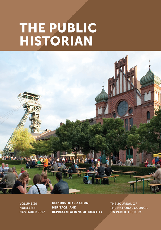 The Public Historian Cover Image for Volume 39, Issue 4