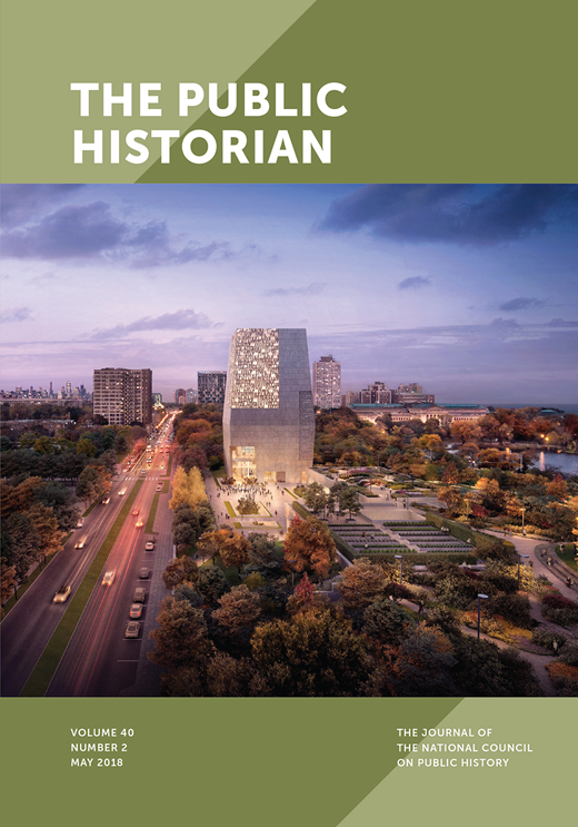 The Public Historian Cover Image for Volume 40, Issue 2