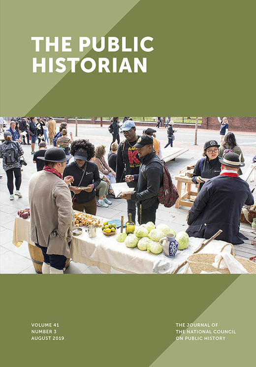 The Public Historian Cover Image for Volume 41, Issue 3