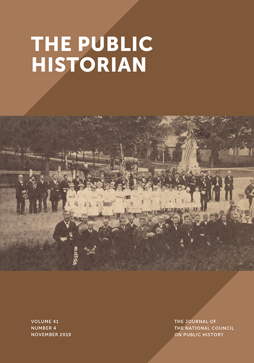 The Public Historian Cover Image for Volume 41, Issue 4