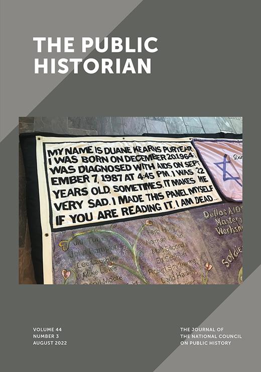The Public Historian Cover Image for Volume 44, Issue 3